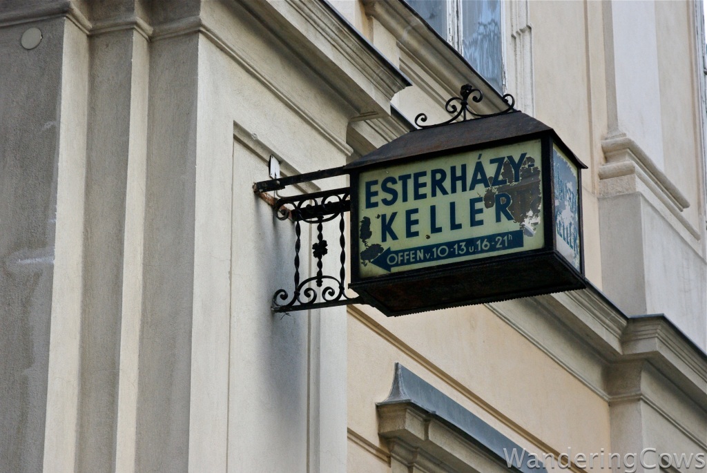 Esterhazykeller sign